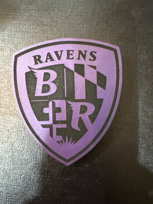 Leroy Magnets Purple Ravens Shield