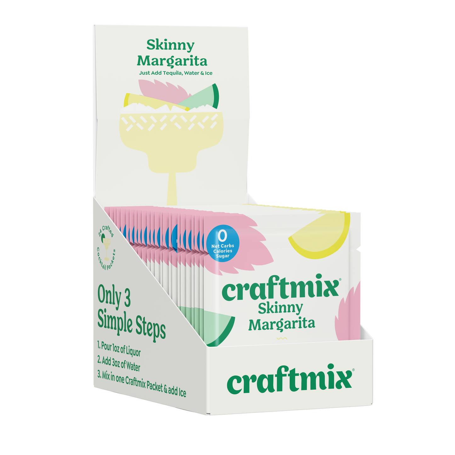 Craftmix | Skinny Margarita Cocktail / Mocktail Mixer - Individuals