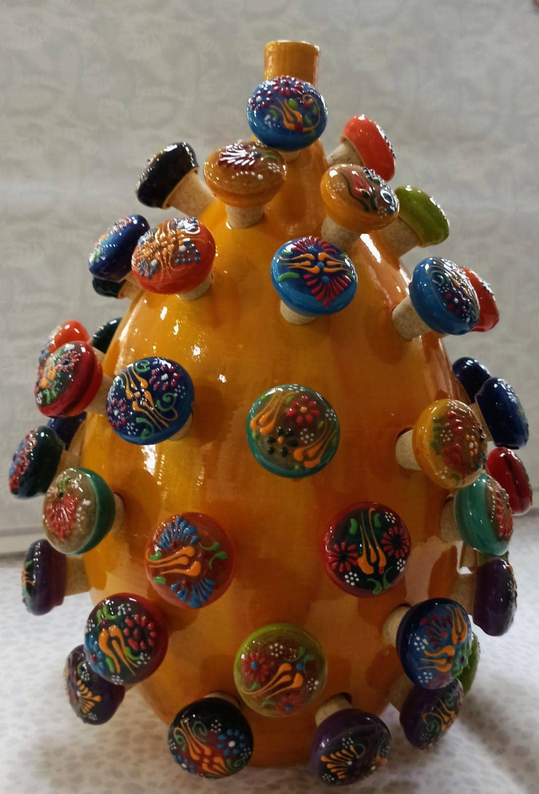 Hand painted Ceramic Wine Stoppers