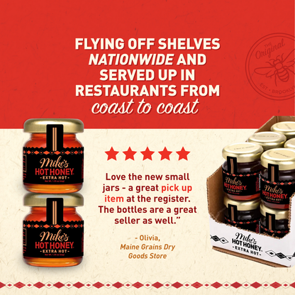 Mike's Hot Honey | Extra Hot | Mini Jars | 1.5oz