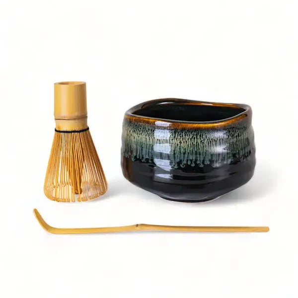 Matcha Bowl Set with Whisk and Tea Spoon