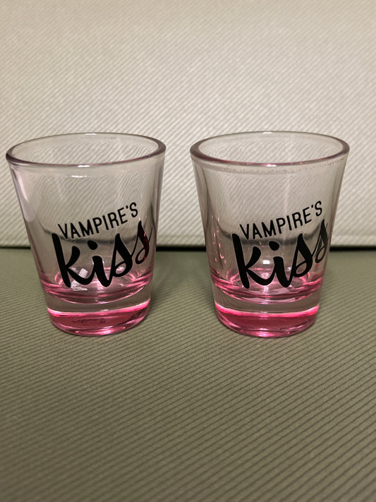 Vampire's Kiss Shot Glass