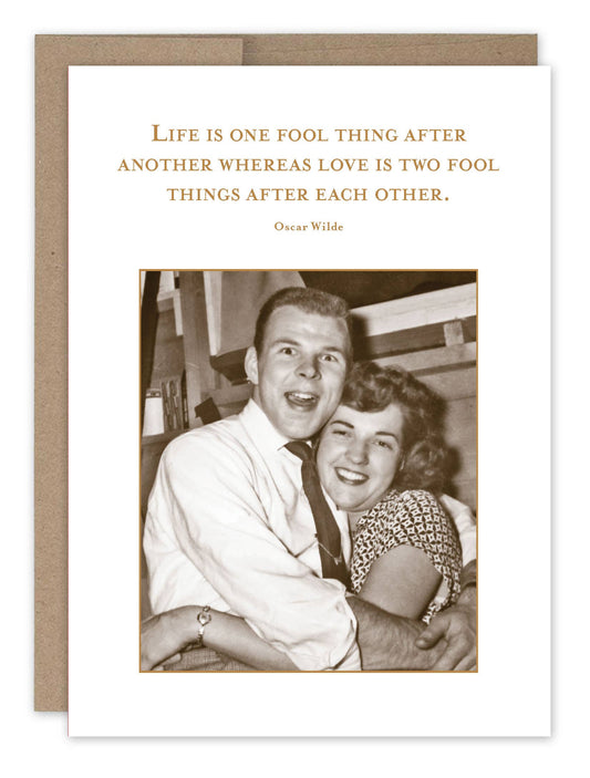 Shannon Martin Design - Two Fool Things Anniversary Card