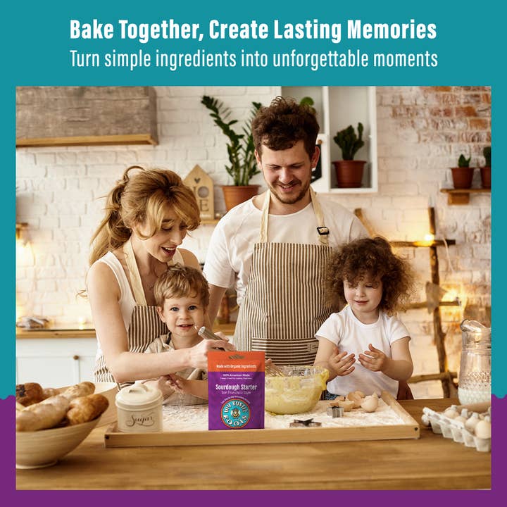 Organic, Non-GMO Sourdough Starter | Freeze Dried |  12gm