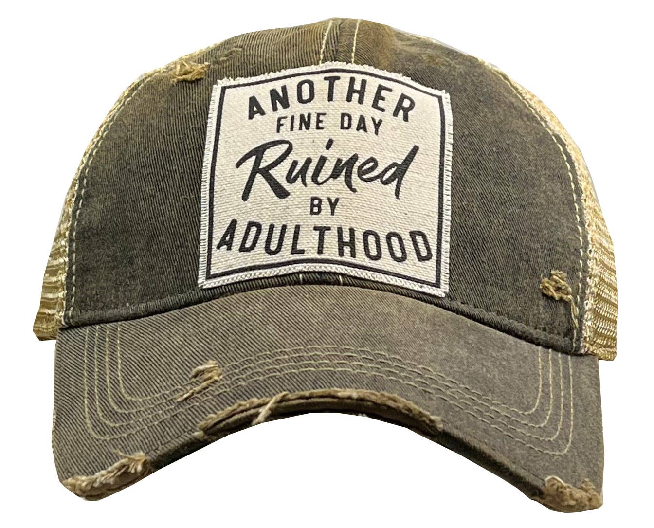 Vintage Life - Another Fine Day Ruined By Adulthood Trucker Baseball Cap
