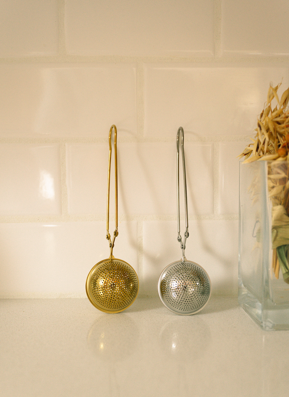 Stainless Steel Tea Strainer | Faire Market Bestseller: Rose Gold