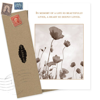 Life Beautifully Lived Sympathy Card