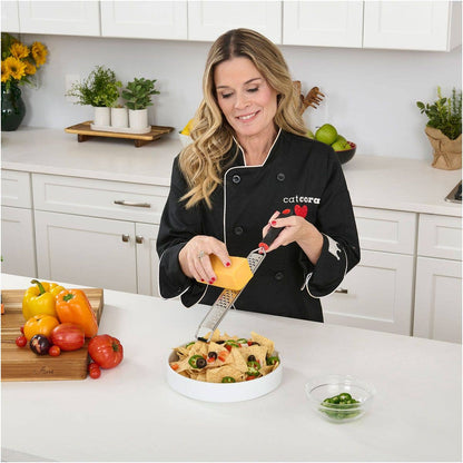 HIC - Harold Import Co. - Cat Cora Coarse Etched Grater Zester With Cover