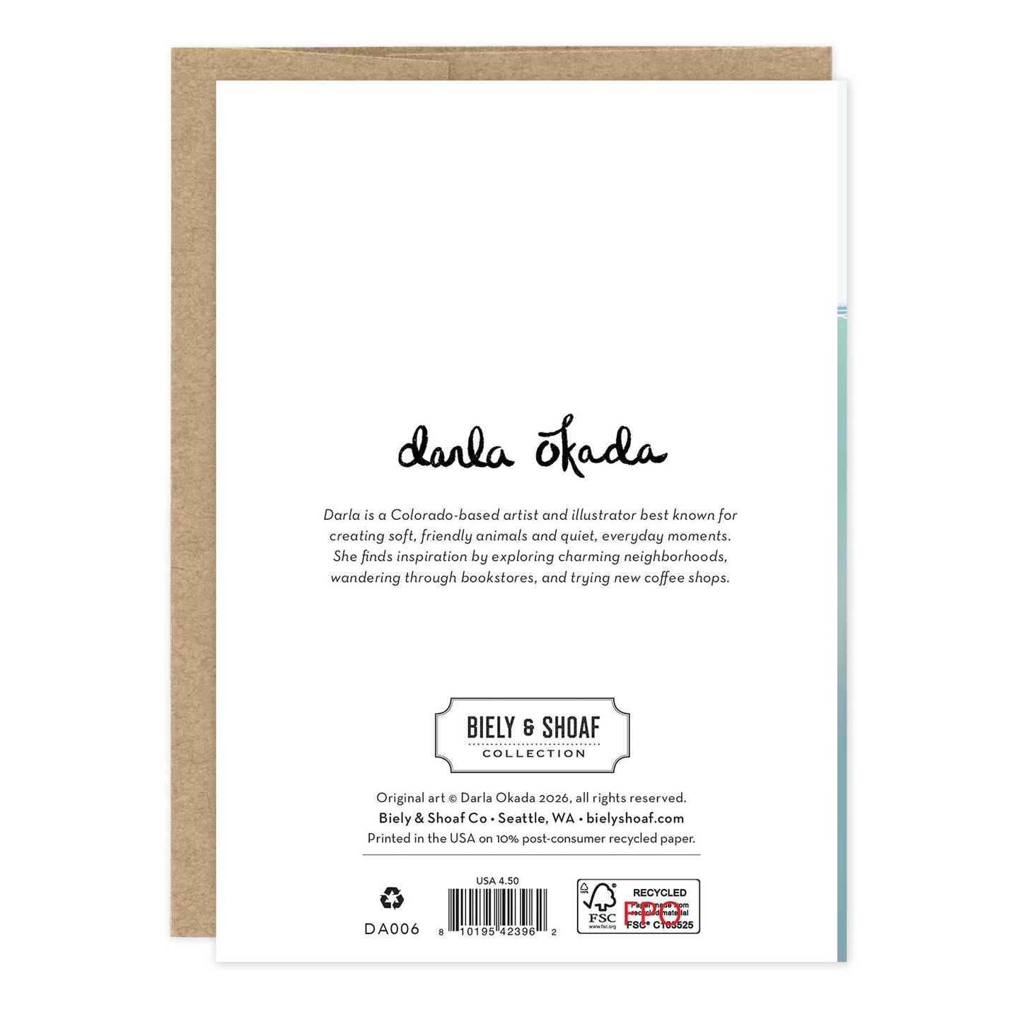 Narwhal Welcome To The World Baby Card