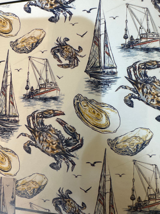 Maryland Kitchen Towel MD Crab Boat