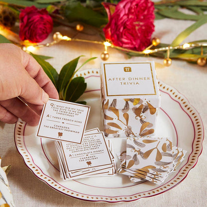 Talking Tables - After Dinner Christmas Trivia & Charades Game Stocking Stuffers