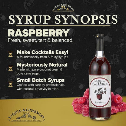 Liquid Alchemist Syrups - Raspberry Cocktail Syrup: 375ml