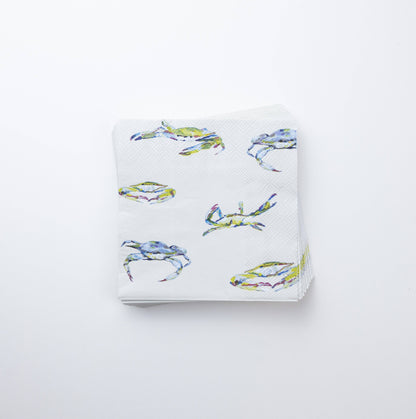 Cocktail Napkins (Set of 20) - Bay Blues
