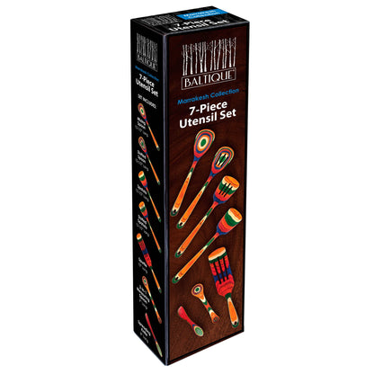 Totally Bamboo - Baltique® Marrakesh 7-Pc. Cooking Utensil Set