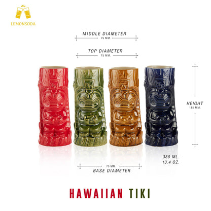 Lemonsoda | Ceramic Hawaiian Tiki Glasses (1pc)