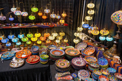 Import Corner -  10" Ceramic Embossed Plate