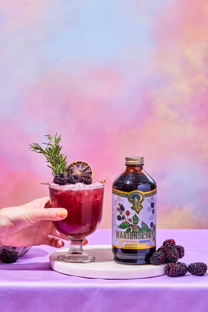 Portland Syrups | Marionberry Syrup 12oz - cocktail / mocktail beverage mixer