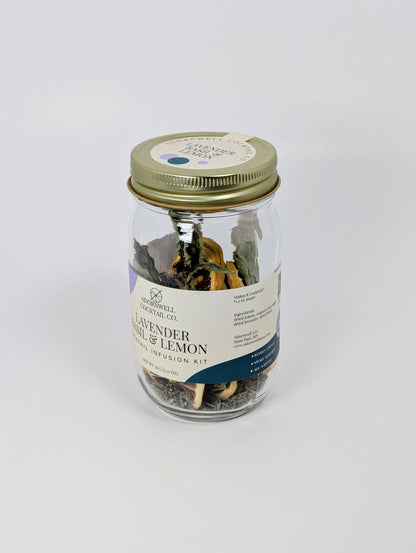 Adornwell Cocktail Co. - Lavender Basil & Lemon Cocktail Infusion Kit