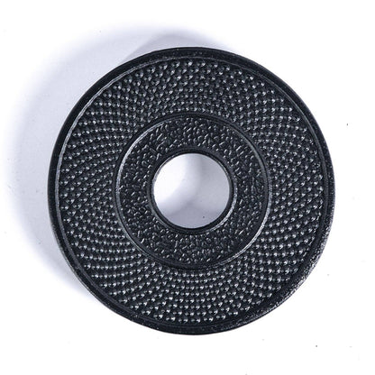 5.3"D Cast Iron Hobnail Teapot Trivet Stand