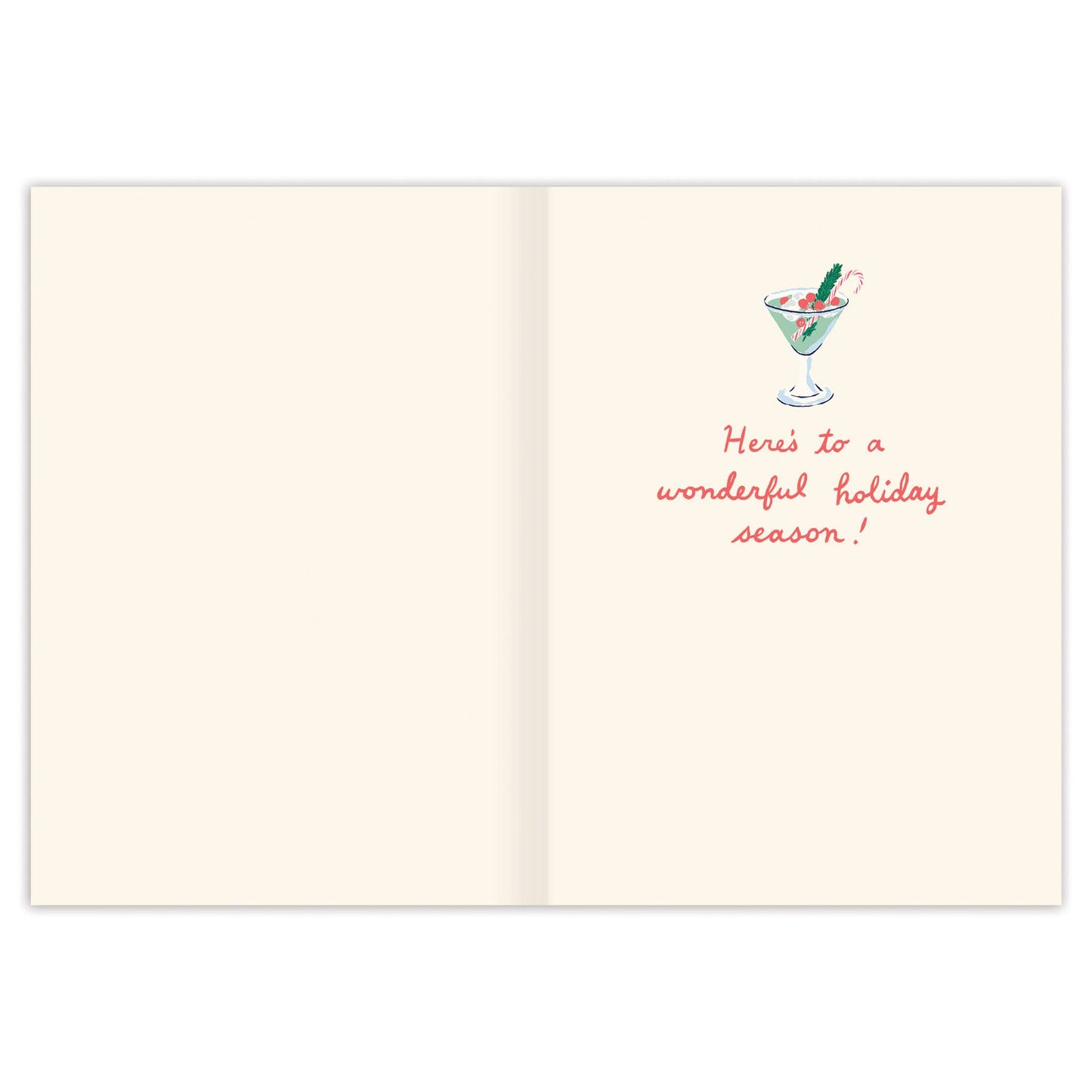Festive Cocktails Holiday Card