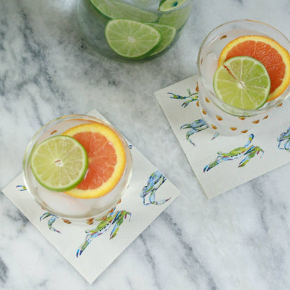 Cocktail Napkins (Set of 20) - Bay Blues