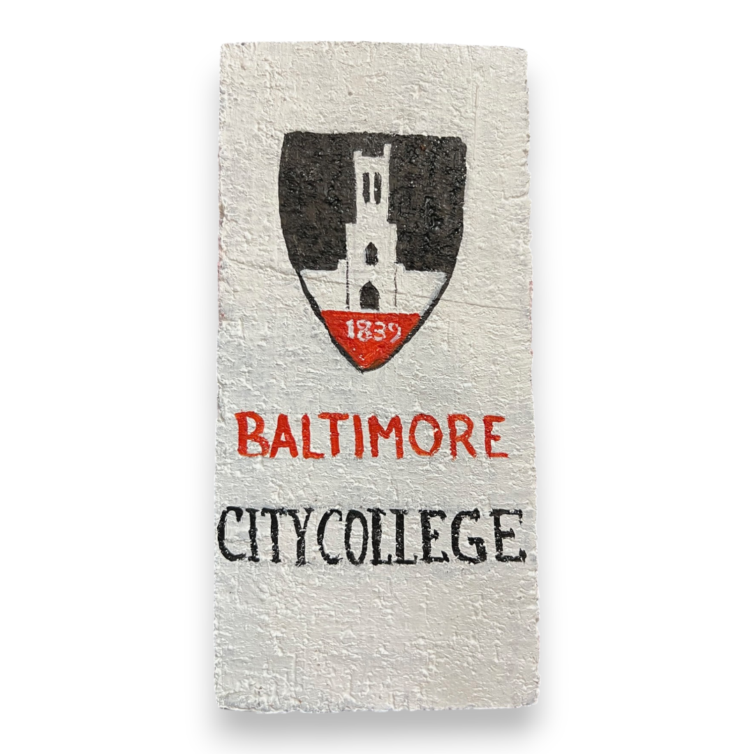 Linda Amtmann Hand Painted Brick-  City College