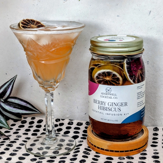 Berry Ginger Hibiscus Cocktail Infusion Set: A Unique DIY Mixology Experience
