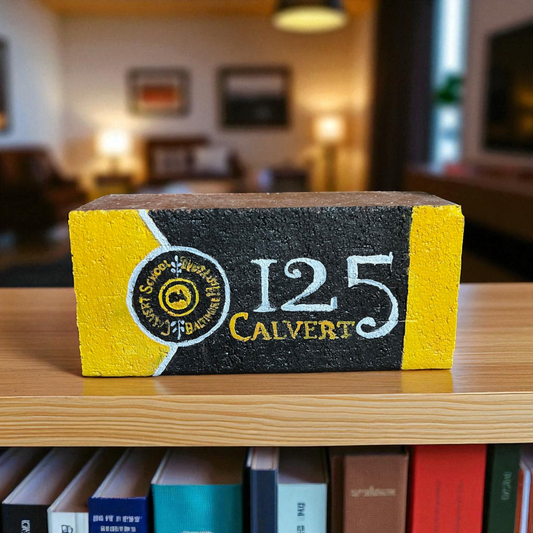 Linda Amtmann Hand Painted Brick-  Calvert