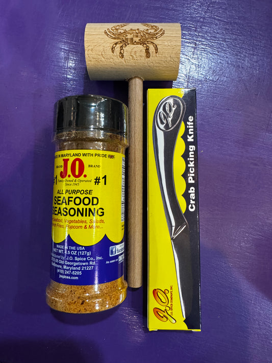 J.O. Seasoning crab picking essentials set