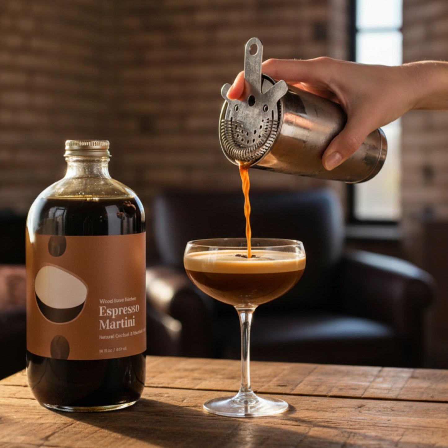 Wood Stove Kitchen - Espresso Martini Mixer, 16 fl oz