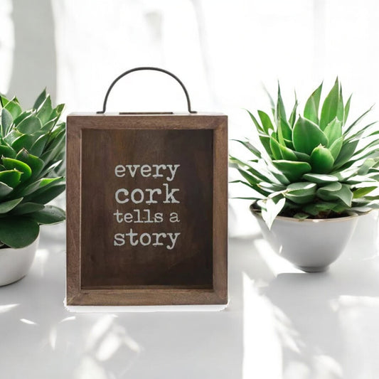 Every Cork Has A Story Display Box