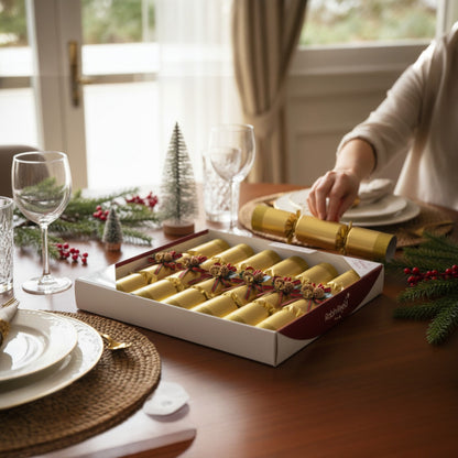 Christmas Party Crackers - Ring O Bells Gold