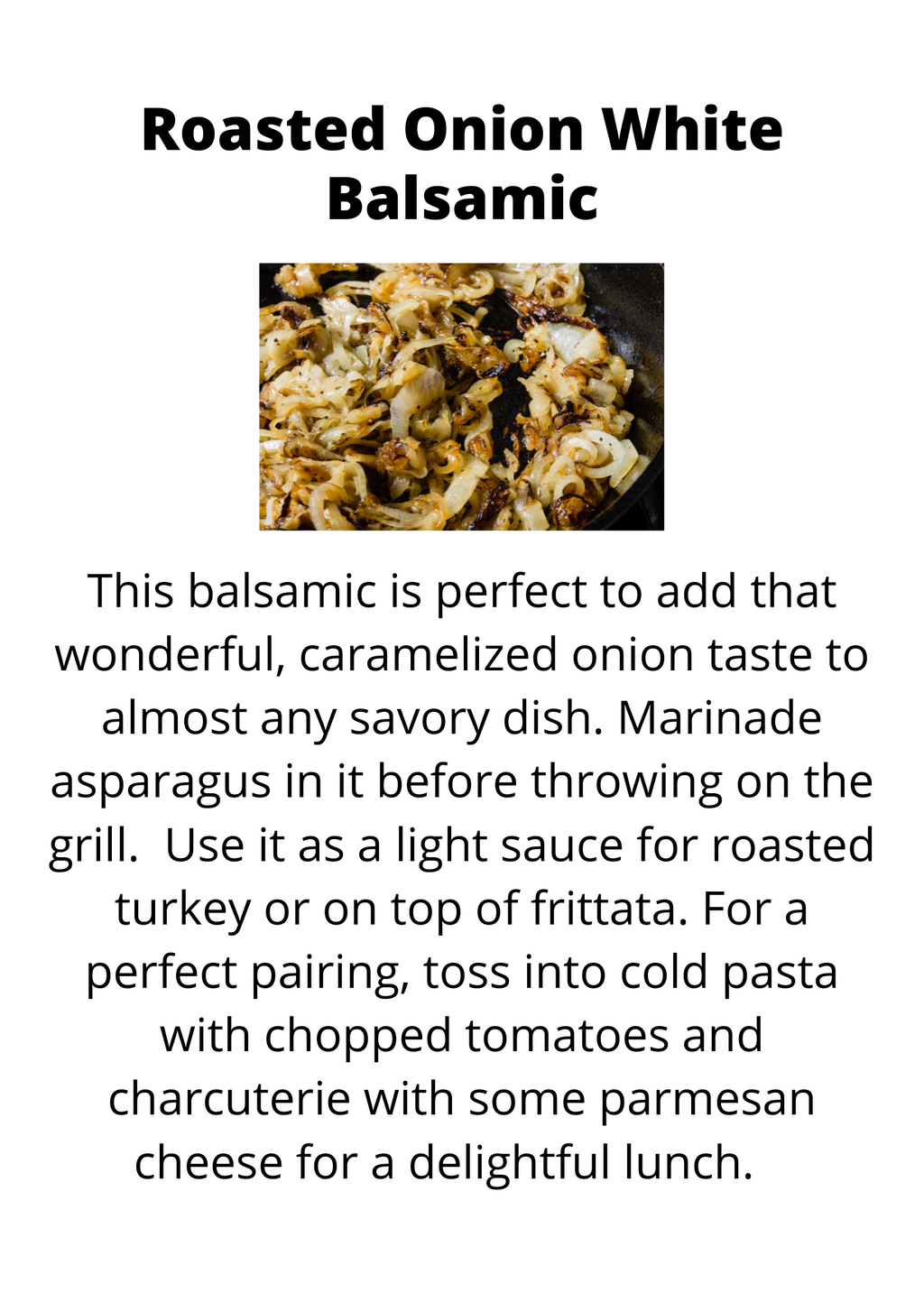 Roasted Onion Balsamic