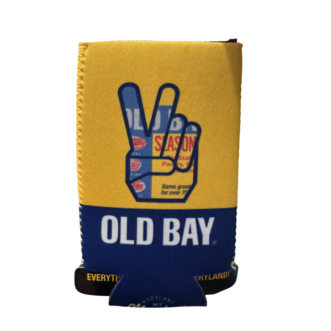 Old Bay Peace Sign Koozie