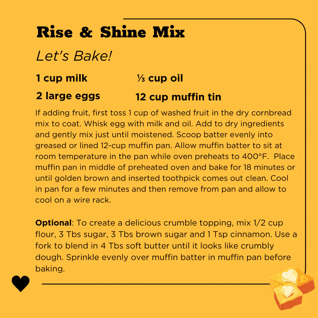 Love & Cornbread - Rise & Shine Cornbread Mix