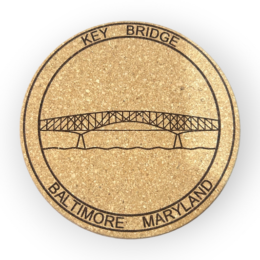 Leroy Cork Coasters Key Bridge