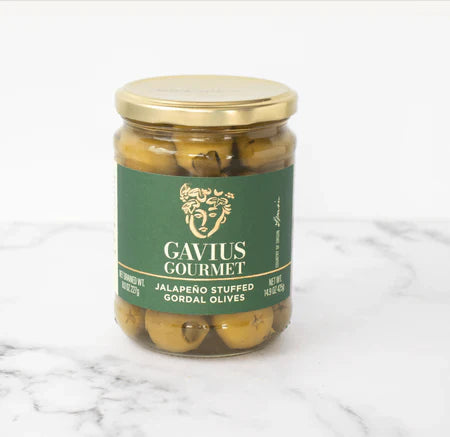 Gavius Gourmet Jalapeno Stuffed Gordal Olives