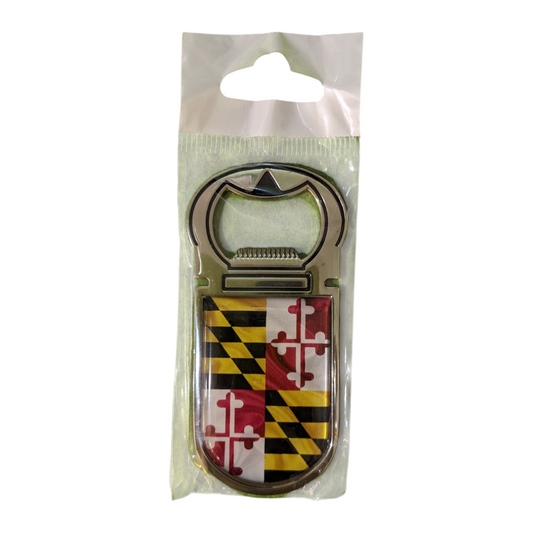 Maryland Flag Magnet Bottle Opener