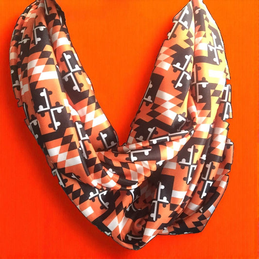 Maryland Orange Infinity Scarf