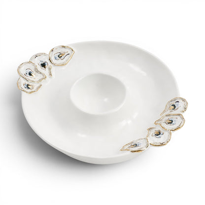Oyster Chip & Dip Bowl Set