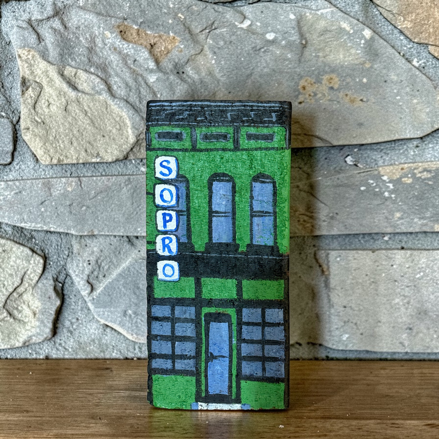 Linda Amtmann Hand Painted Brick- SOPRO