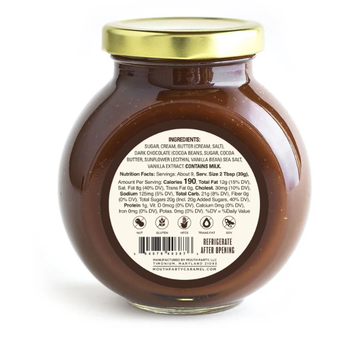 Mouth Party Chocolate Caramel Sauce