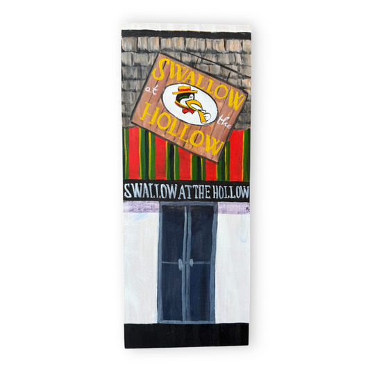 Linda Amtmann Wooden Planks - Swallow at the Hollow