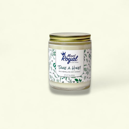 Take a Hike Citronella Candle – Mount Royal Candle Co.