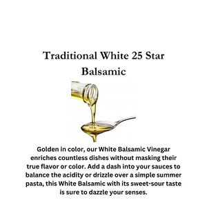 Traditional White 25 Star Balsamic