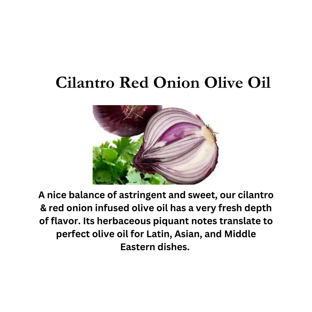 Cilantro and Red Onion Olive Oil