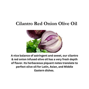 Cilantro and Red Onion Olive Oil