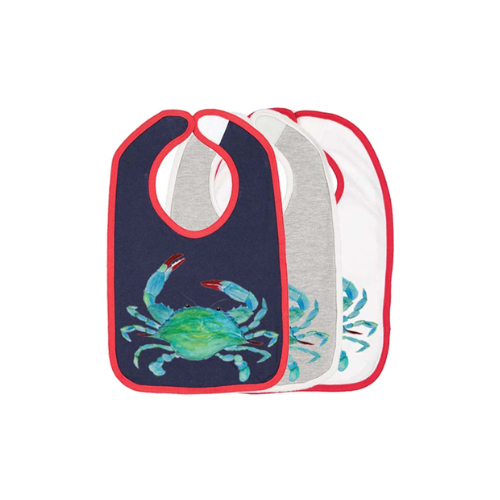 B McVan Designs - Clawdia Crab Toddler Bib