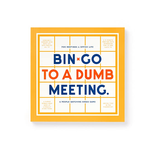 Bingo To A Dumb Meeting Book