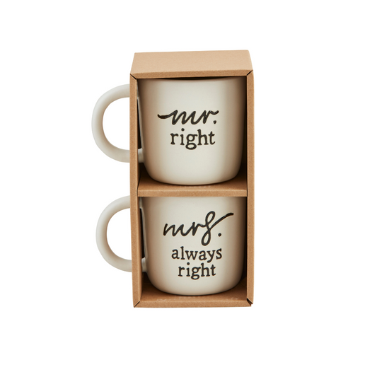Mr. And Mrs. Mug Set